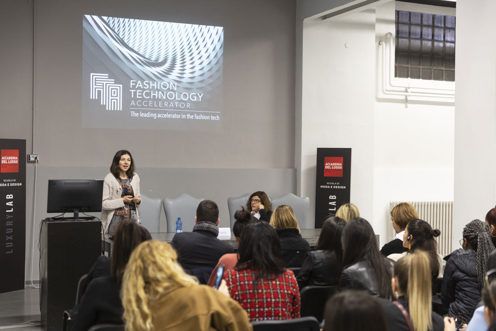 Giusy Cannone, CEO del Fashion Technology Accelerator, presenta il Fashion Tech all’Accademia del Lusso