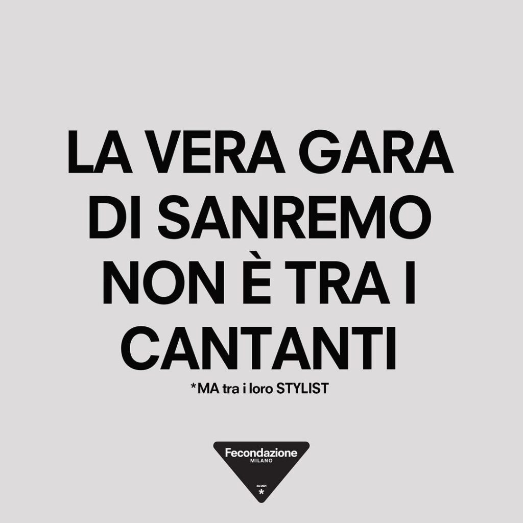 Fecondazione Prada Sanremo