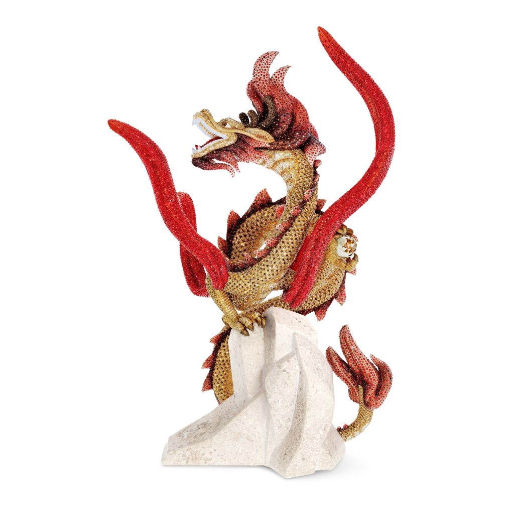 Dragon & Phoenix Swarovski