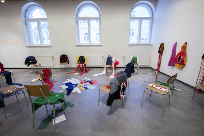 mostra "Allegoria della felicità pubblica. “Room for Restoring Empathy” di Eva Kotátková