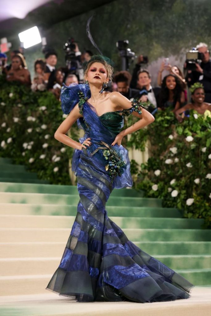 Zendaya in Margela by John Galliano al Met Gala 2024