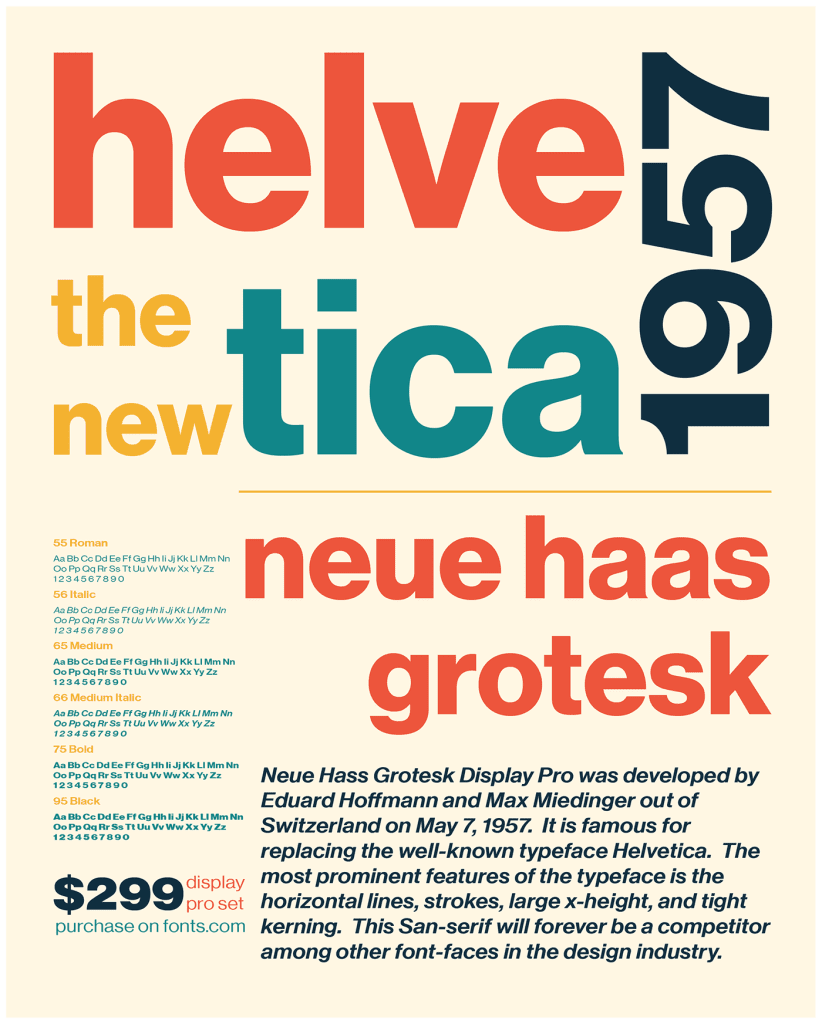 font helvetica