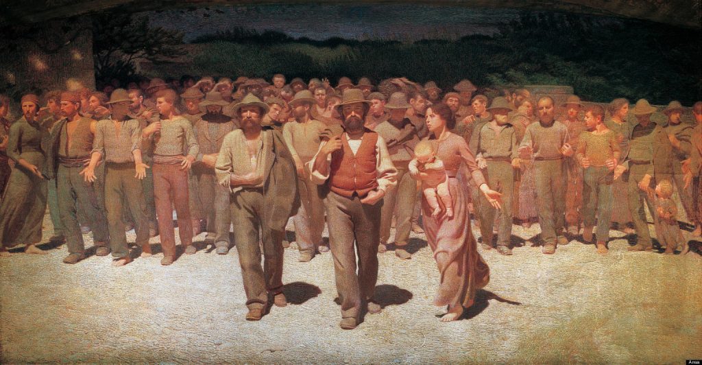 Politically Correct-Giuseppe Pellizza da Volpedo, Quarto Stato