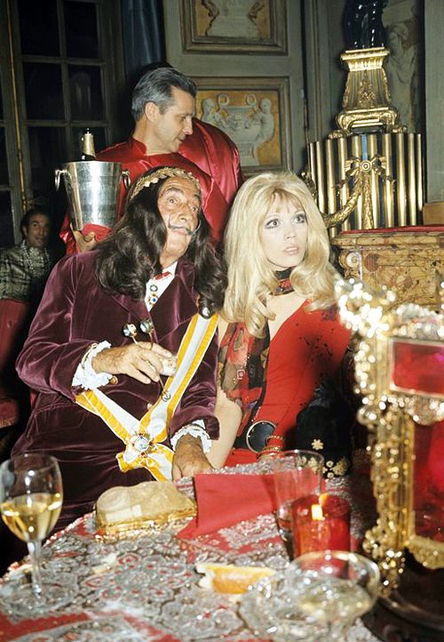 Amanda Lear e Salvador Dalì