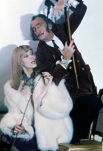 Amanda Lear e Salvador Dalì