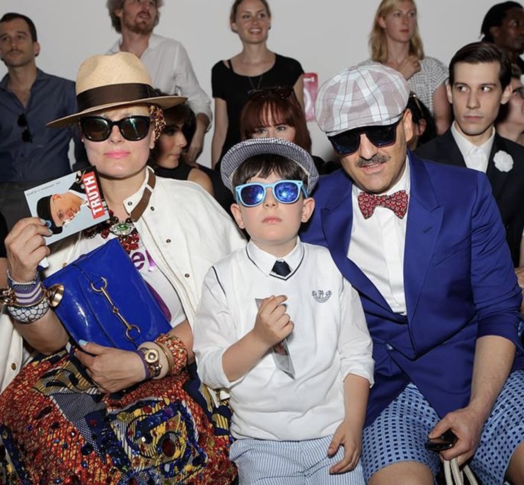 Antonio Roberta e Mario Murr alla sfilata di Vivienne Westwood