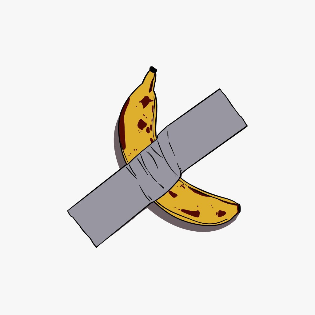 banana Maurizio Cattelan
