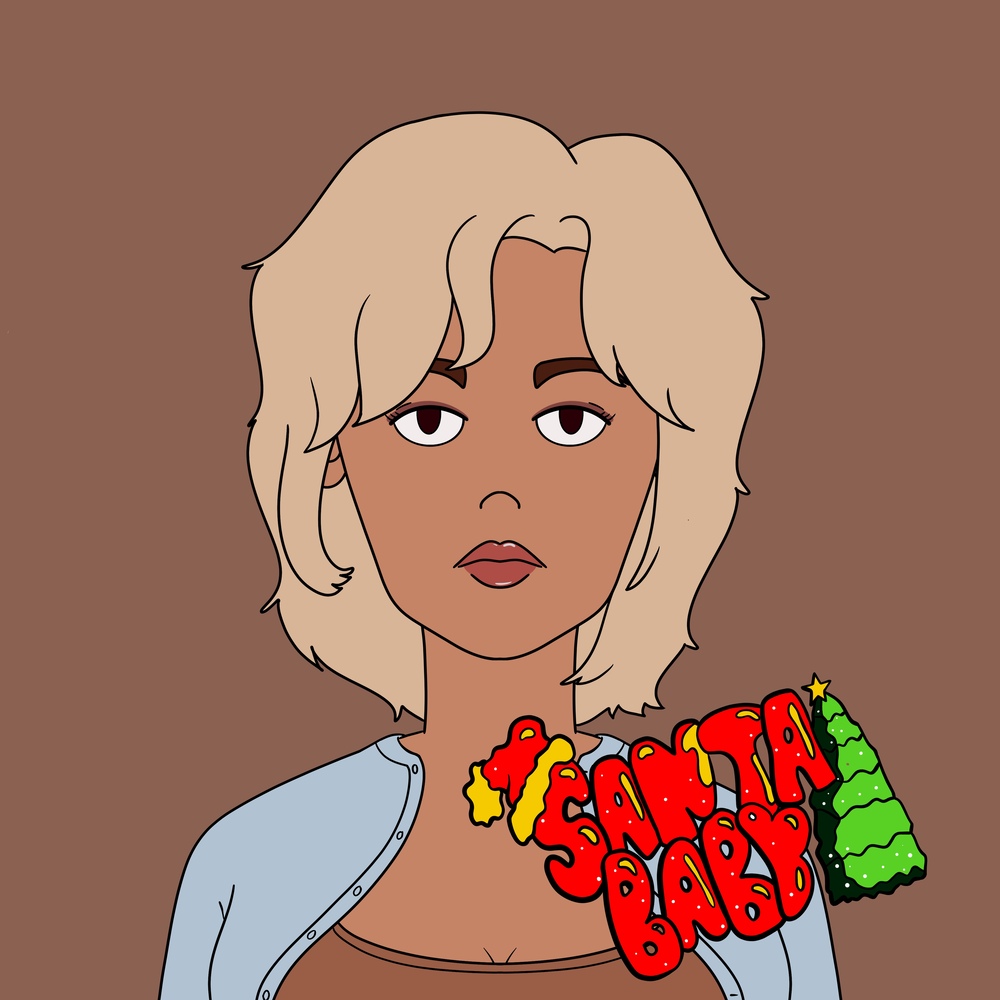 Kim Kardashian Santa Baby