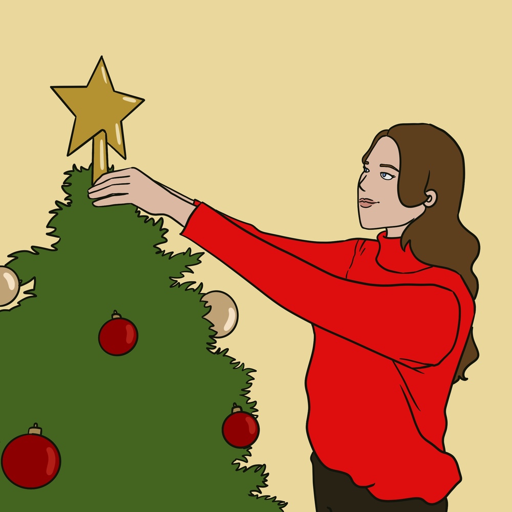 addobbare l'albero di Natale