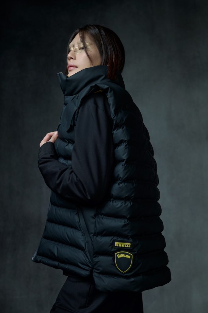 Gilet, Blauer, collab