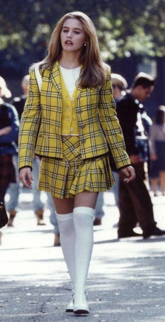 Clueless completo giallo tartan