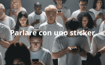 Parlare con uno sticker