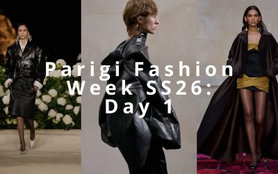 Parigi Fashion Week SS26: day 1