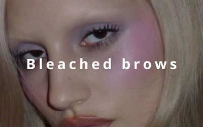 Bleached brows: la tendenza delle sopracciglia invisibili