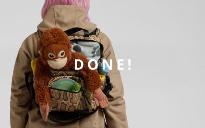 DONE! ridefinisce l’eleganza metropolitana con lo zaino East+West Pitone