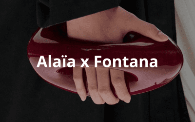  L’arte che diventa borsa: l’omaggio di Alaïa a Fontana