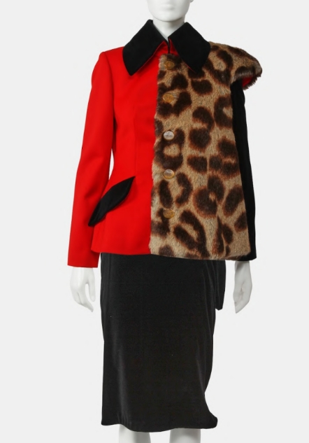 Abito in lana animalier Vivianne Westwood