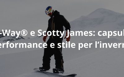 K-Way sceglie Scotty James: performance, stile e neve si incontrano