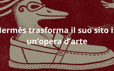 Hermès trasforma il suo sito in un’opera d’arte