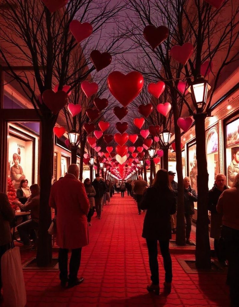 La città si tinge di rosso.