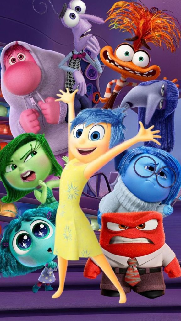 Personaggi del cartone animato Insideout.