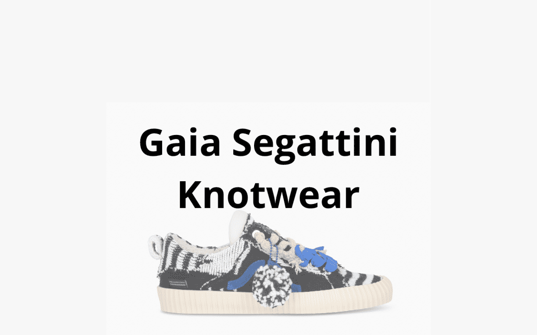 Springa x Gaia Segattini Knotwear: la sneaker vulcanizzata