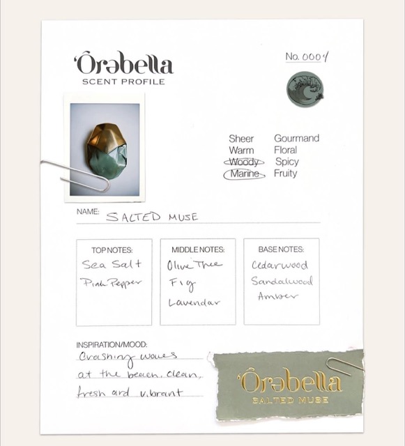 profumo orebella salted muse