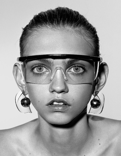 volto strano, Molly Bair, estetica high fashion
