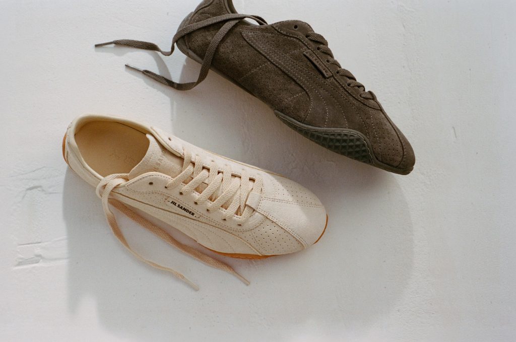 sneakers beige e marrone