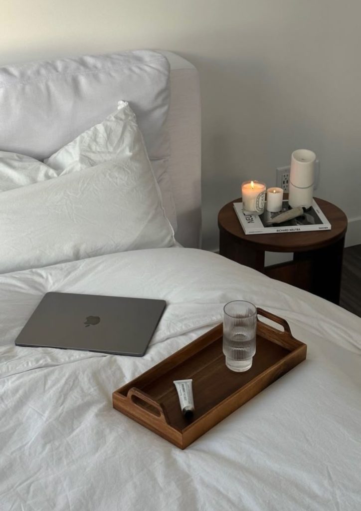 Clean aesthetic room