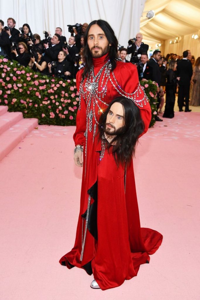 Jared leto Met Gala 2019 in Gucci 