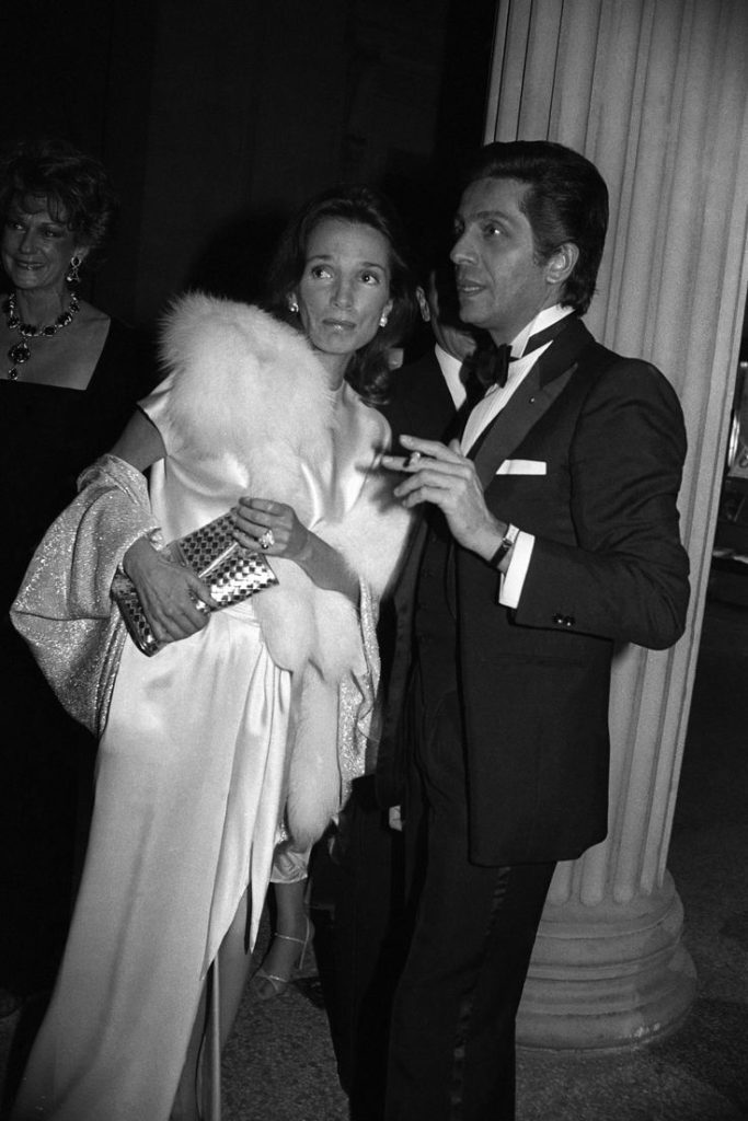 Lee Radziwill e Valentino Met Gala anni 70-80