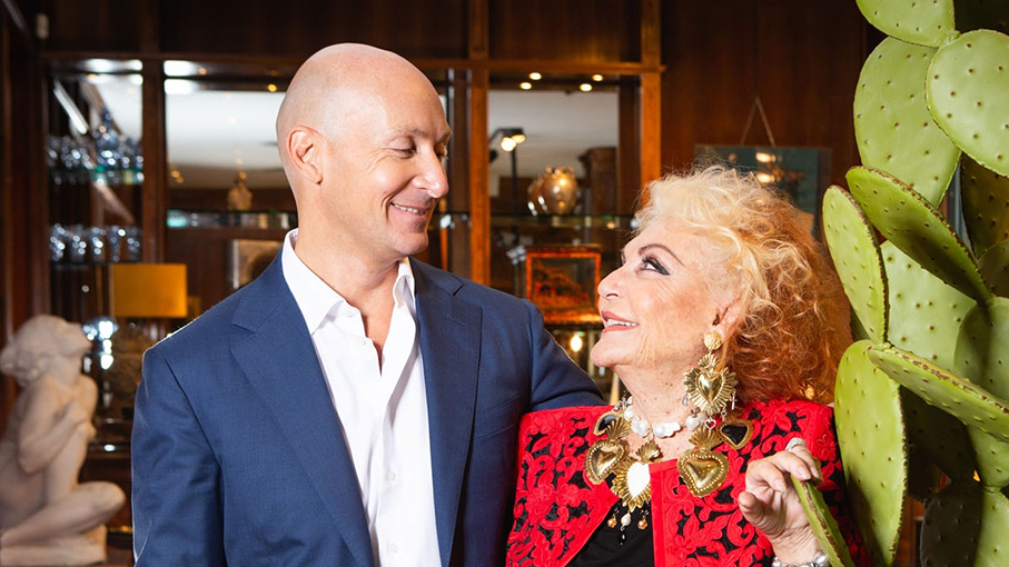 Roberta Tagliavini e Mattia Martinelli Direttori della galleria espositiva Robertaebasta