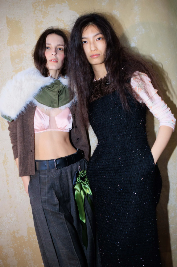 Simone Rocha FW 26, messy hair
