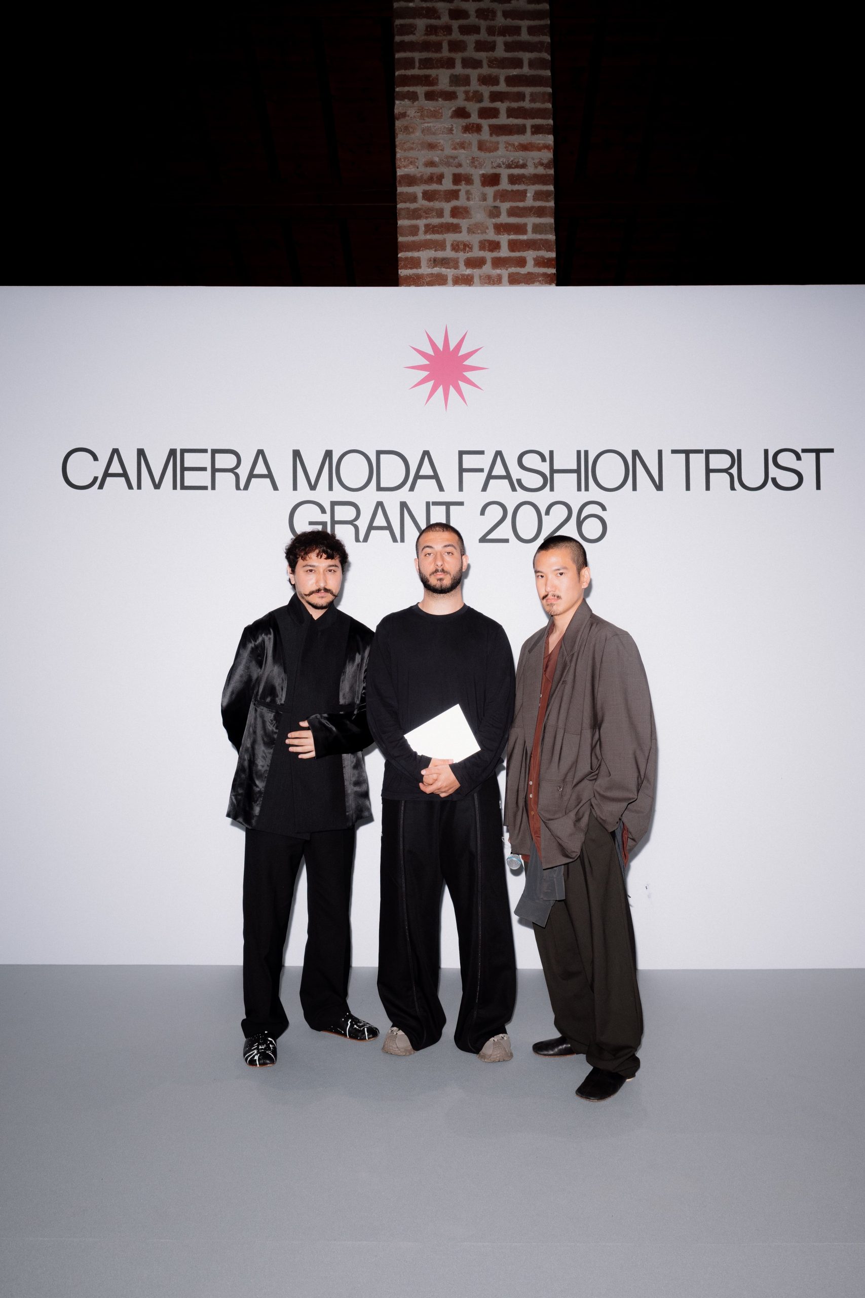 Camera Moda Fashion Trust Grant 2026, vincitori: ACT N°1, INSTITUTION, MATERIA.