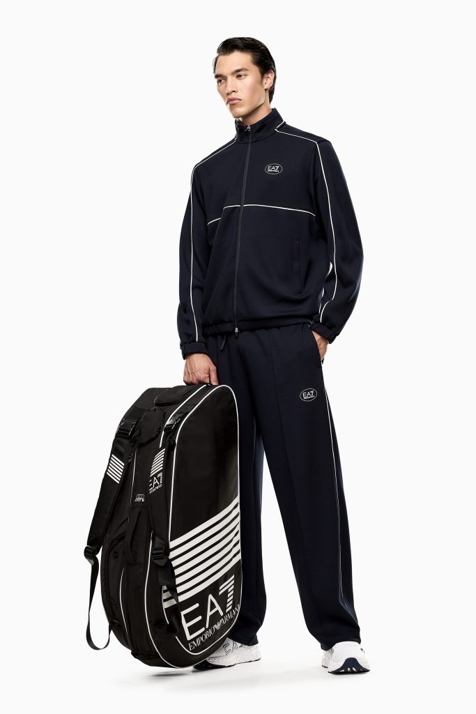 look uomo collezione tennis ea7 ss26