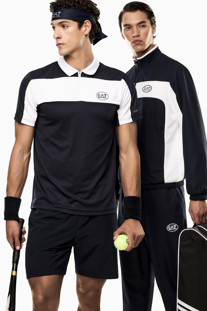 modelli per collezione tennis ss26 ea7