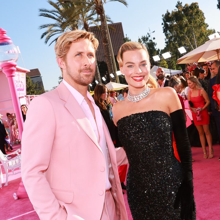 Margot Robbie e Ryan Goslin alla Premiere di Barbie movie