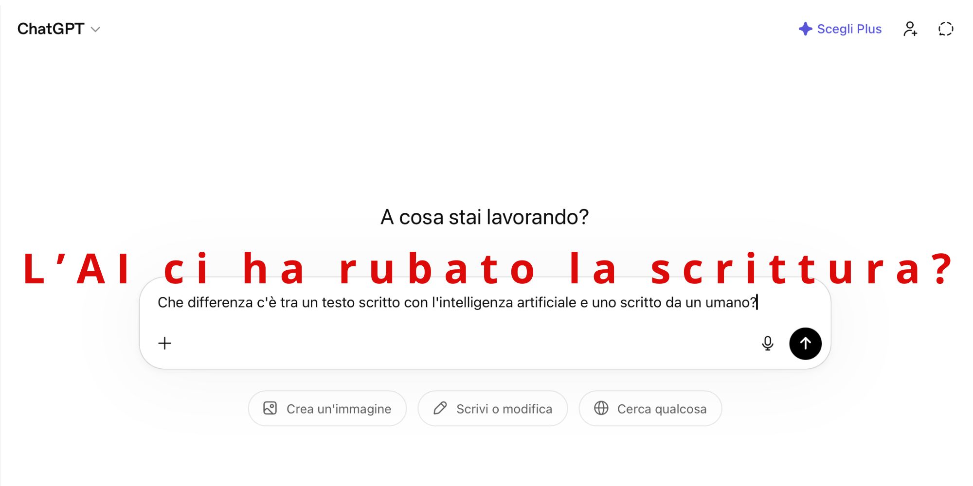 L’AI ci ha rubato la scrittura o siamo noi ad avergliela concessa?