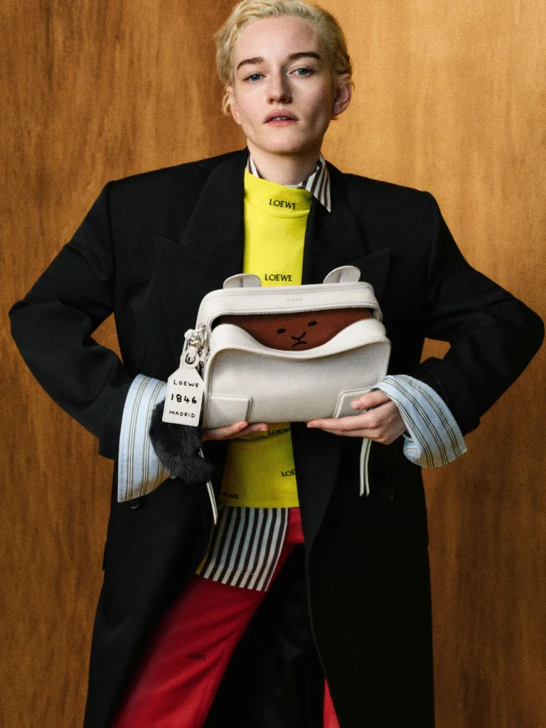 Loewe 180 anni capsule collection, modella, campaign