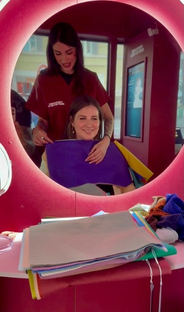 consulenza armocromia beauty bus 