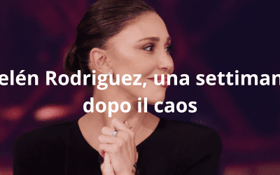 Belén Rodriguez, una settimana dopo il caos