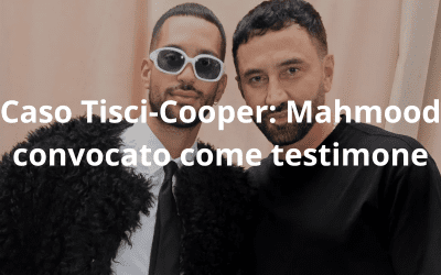 Caso Tisci-Cooper: Mahmood convocato come testimone