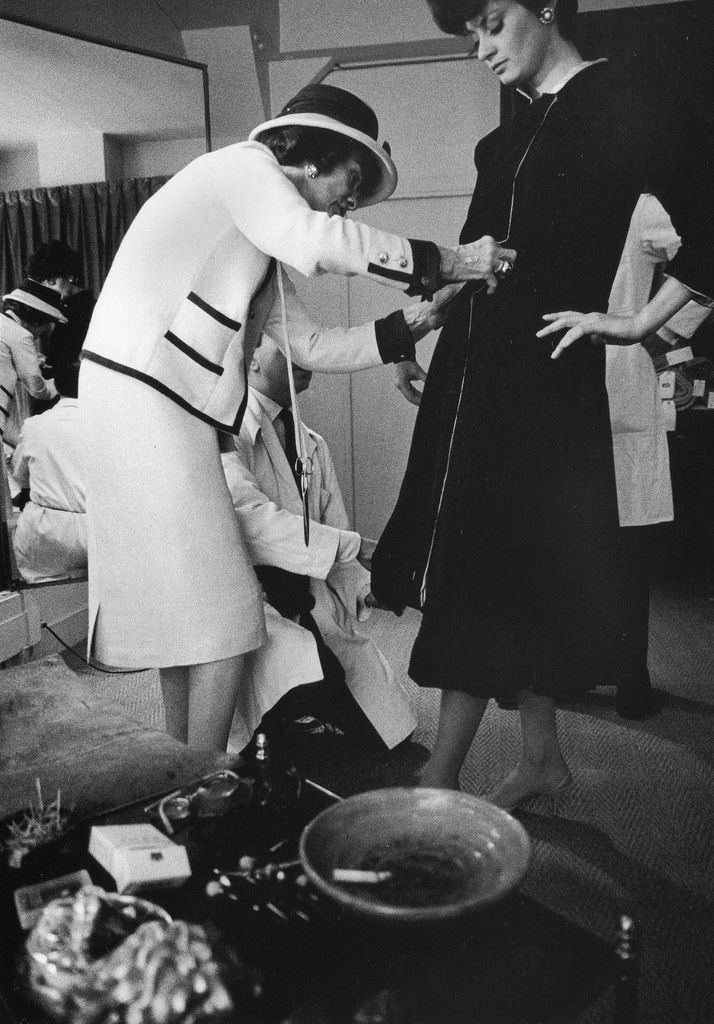 Coco Chanel at work 1920-30