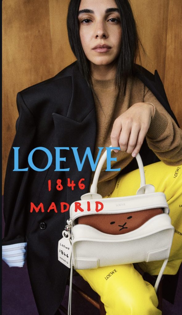 Loewe 180 anni capsule collection, sartorialità, campagna