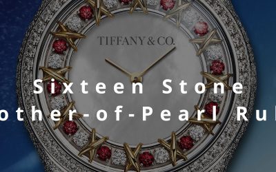 Tiffany & Co. presenta il nuovo Sixteen Stone Mother-of-Pearl Ruby