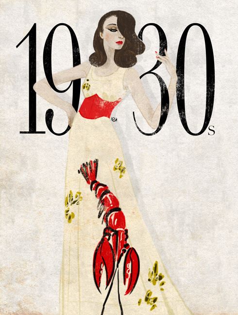 Abito Aragosta Schiaparelli