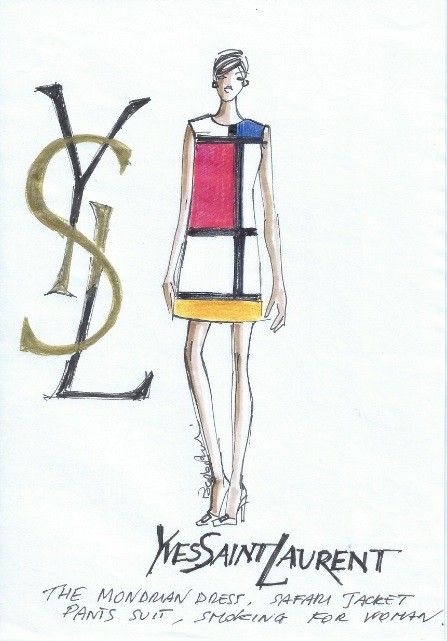 Abito Mondrian YSL
