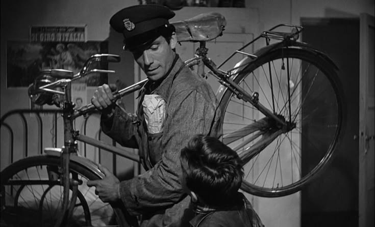 film Ladri di Biciclette di Vittorio de Sica.