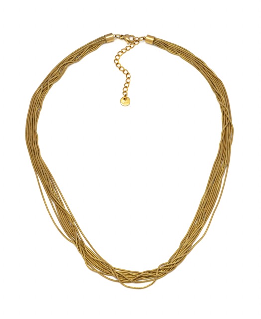COLLANA MULTIFILO ORO